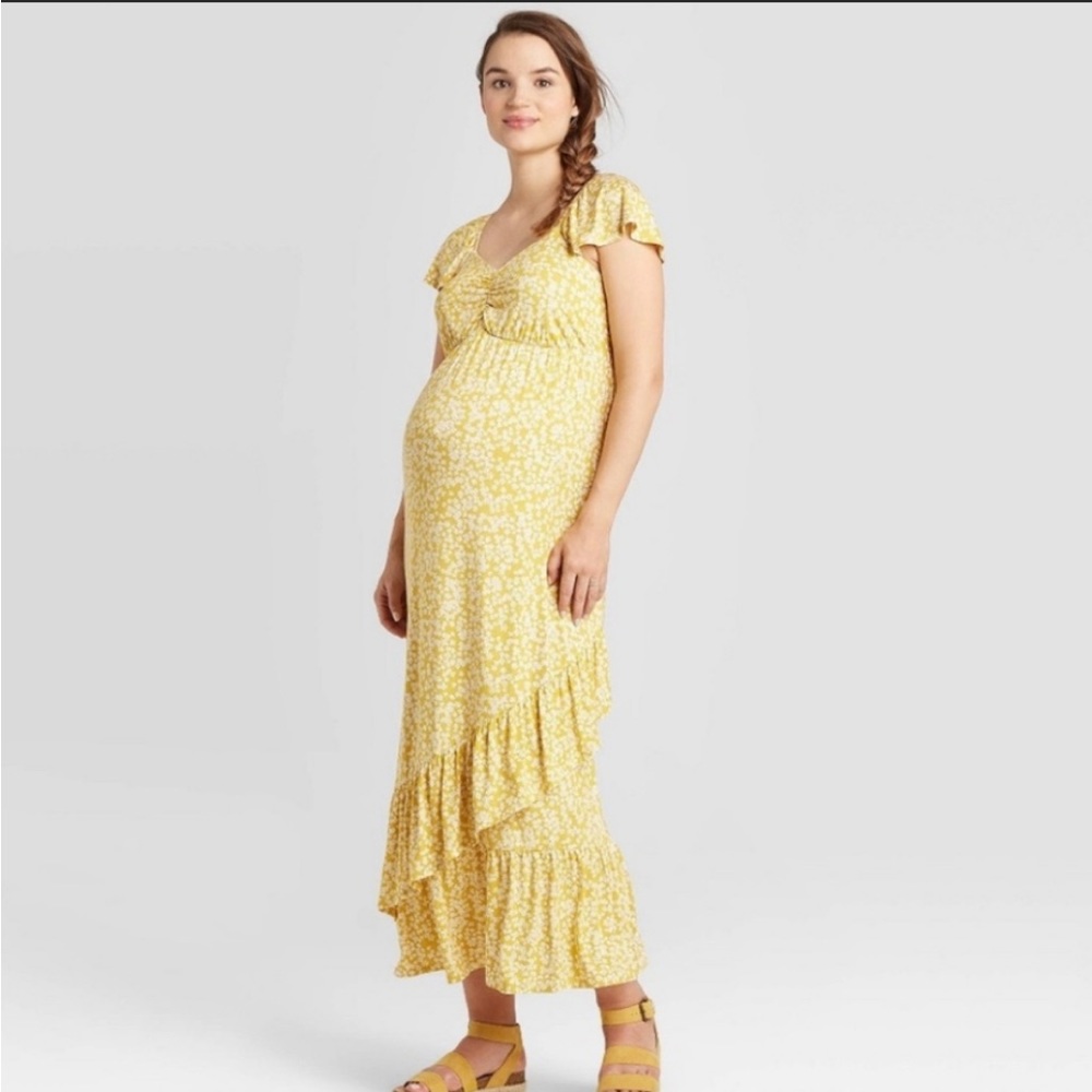 Isabel maternity maxi